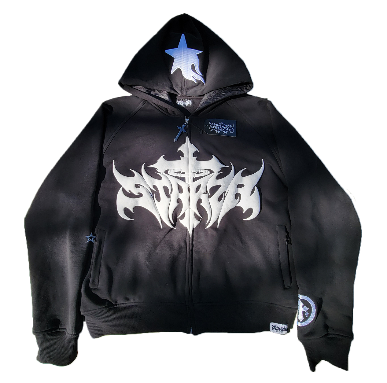 STARZA CROSS HOODIE (BLACK)