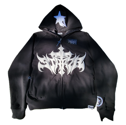 STARZA CROSS HOODIE (BLACK)