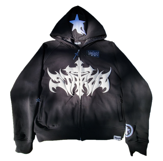 STARZA CROSS HOODIE (BLACK)