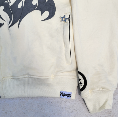 STARZA CROSS HOODIE (CREAM)